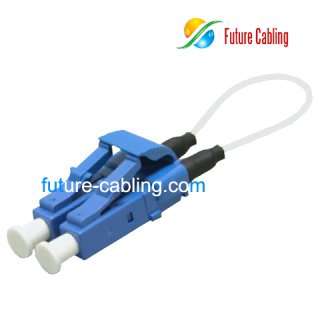 LC Fiber Optic Loopback Cable, Singlemode, 0.9mm