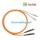ST-LC Fiber Optic Patch Cords, Duplex, Multimode, 50/125um, OM2, 3.0mm, XX Meter
