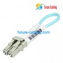 LC 10 Gigabit Fiber Optic Loopback Cable, Multimode OM3, 3.0mm