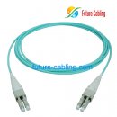 LC Uni-boot Fiber Optic Patch Cords, Duplex, 10 Gigabit OM3, Multimode, 50/125um...