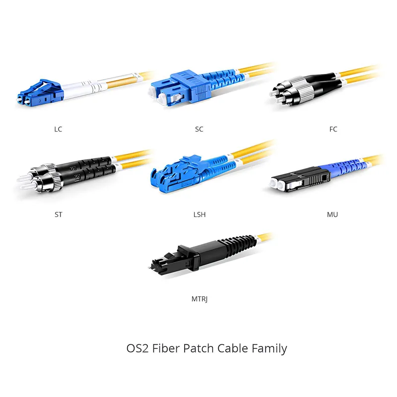 LCUPC-LCUPC OS2 SM 9/125um Duplex OFNR Fiber Patch Cable 2.0mm