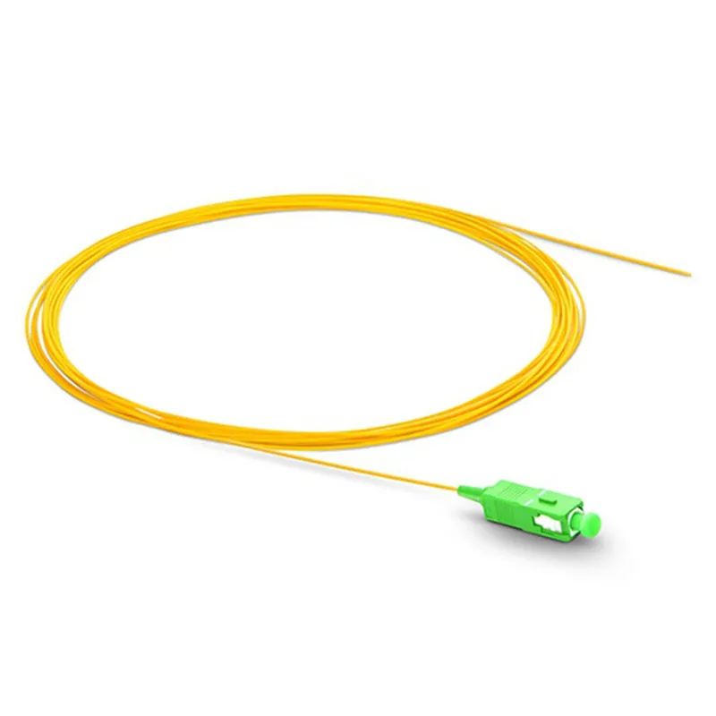SCAPC OS2 SM 9/125um Simplex OFNR Fiber Pigtail 0.9mm