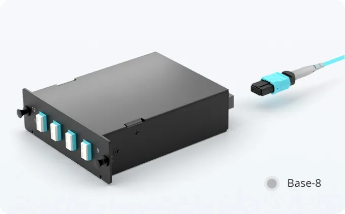 MTP®-8 to 4 x LC Duplex Application