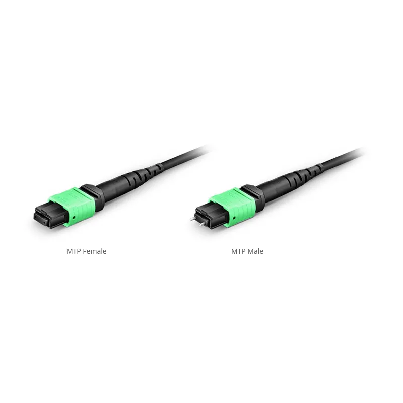Customized Industrial Armored Fiber Patch Cable, 1-24 Fibers, Single Mode (OS2), LC/SC/ST/FC/LSH/MTP/IP67/ODC/YZC, TPU
