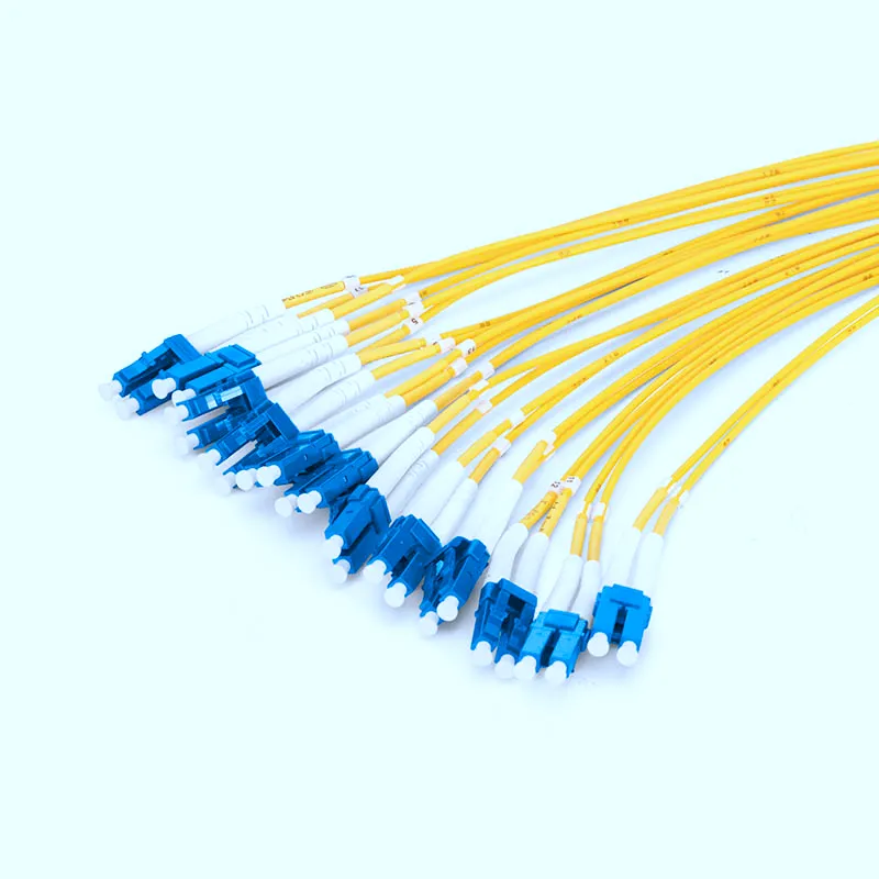 LC UPC to LC UPC Duplex OS2 Single Mode Riser (OFNR) 24 Fibers Indoor Tight-Buffered Breakout Cable