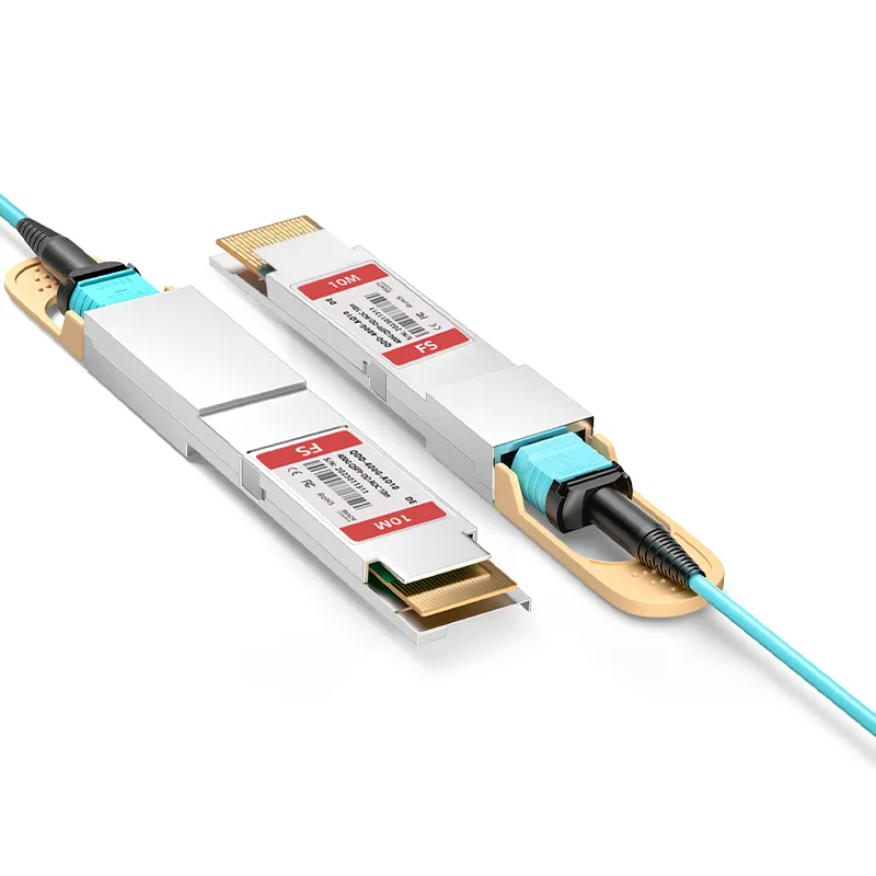10M Dell AOC-Q56DD-400G-10M Compatible 400G QSFP-DD Active Optical Cable