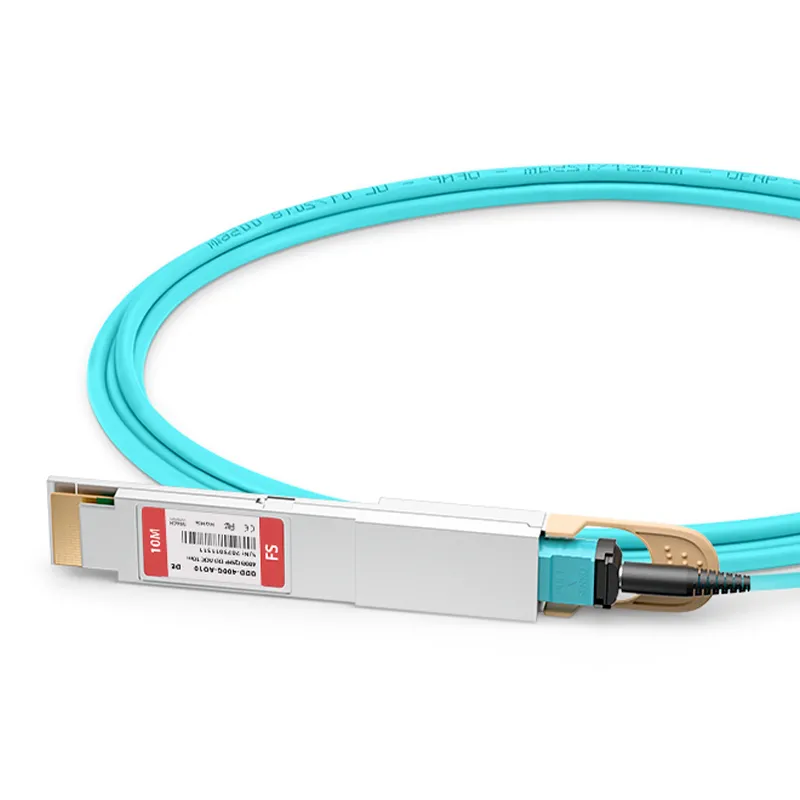 10M Dell AOC-Q56DD-400G-10M Compatible 400G QSFP-DD Active Optical Cable