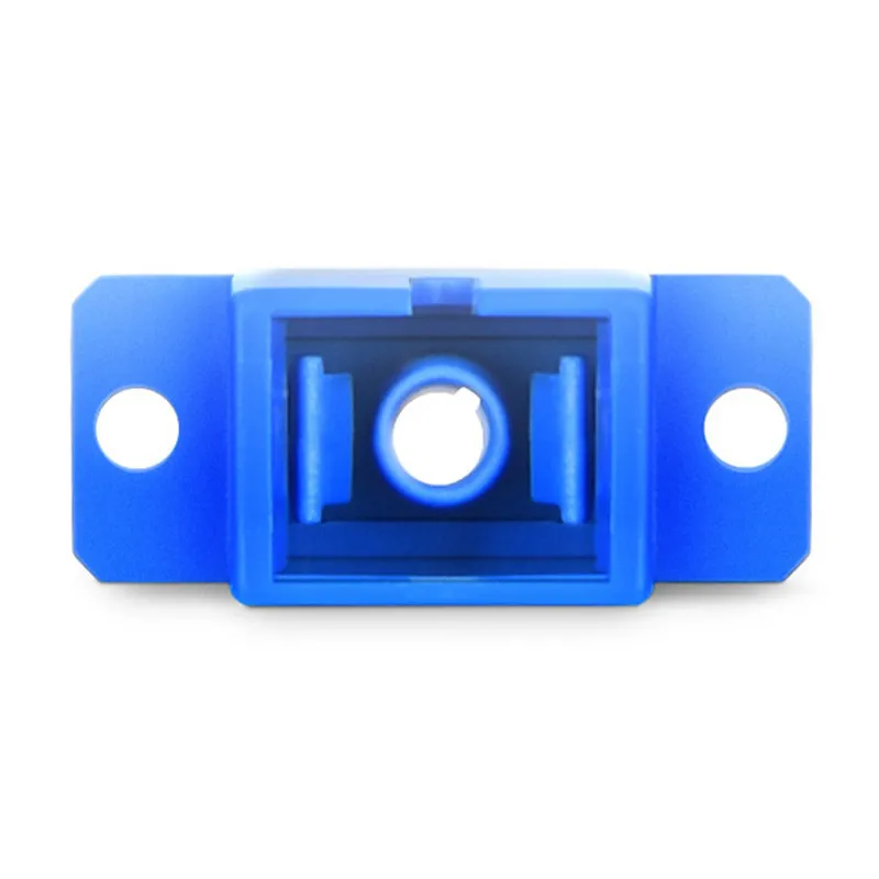 SC/UPC to SC/UPC Simplex OS2 Single Mode Plastic Fiber Optic Adapter/Coupler with Flange