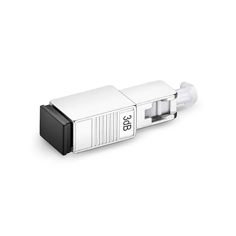 SC/UPC Singlemode Fixed Fiber Optic Attenuator, Male-Female, 3dB