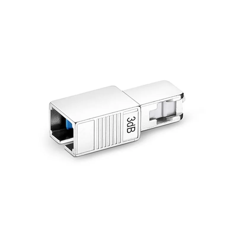 SC/UPC Singlemode Fixed Fiber Optic Attenuator, Male-Female, 3dB