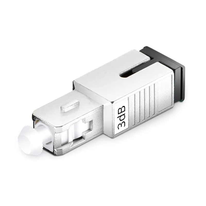 SC/UPC Singlemode Fixed Fiber Optic Attenuator, Male-Female, 3dB