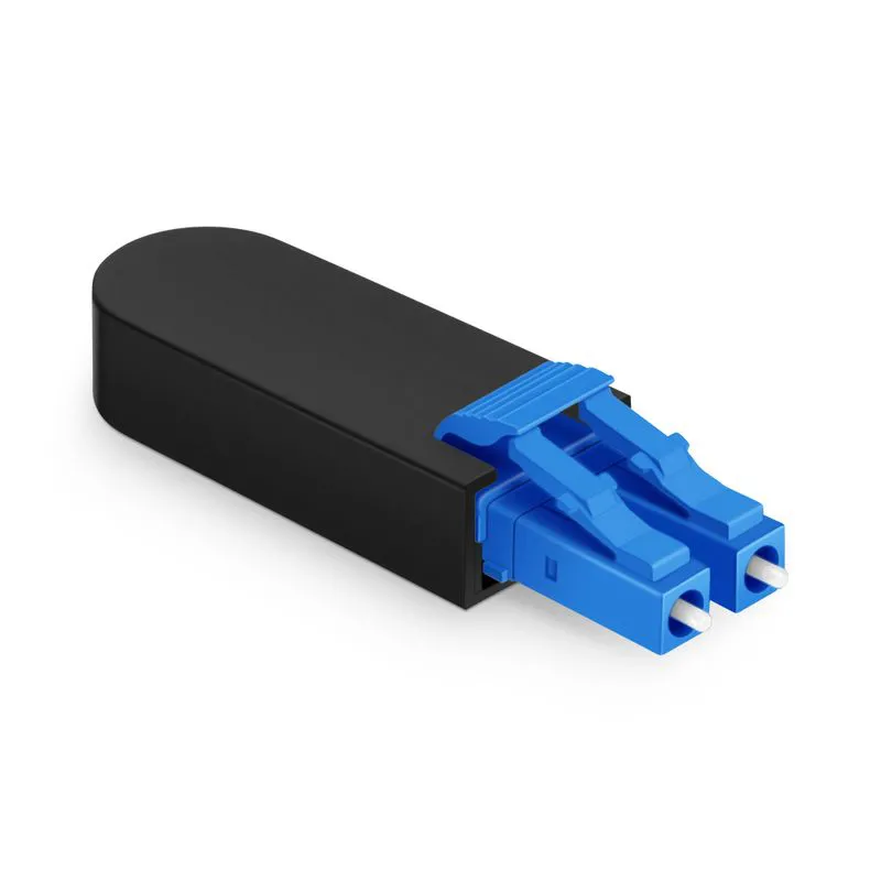 LC/UPC Duplex PVC 9/125 Single Mode Fiber Loopback Module