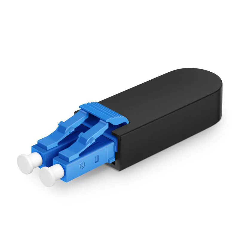 LC/UPC Duplex PVC 9/125 Single Mode Fiber Loopback Module