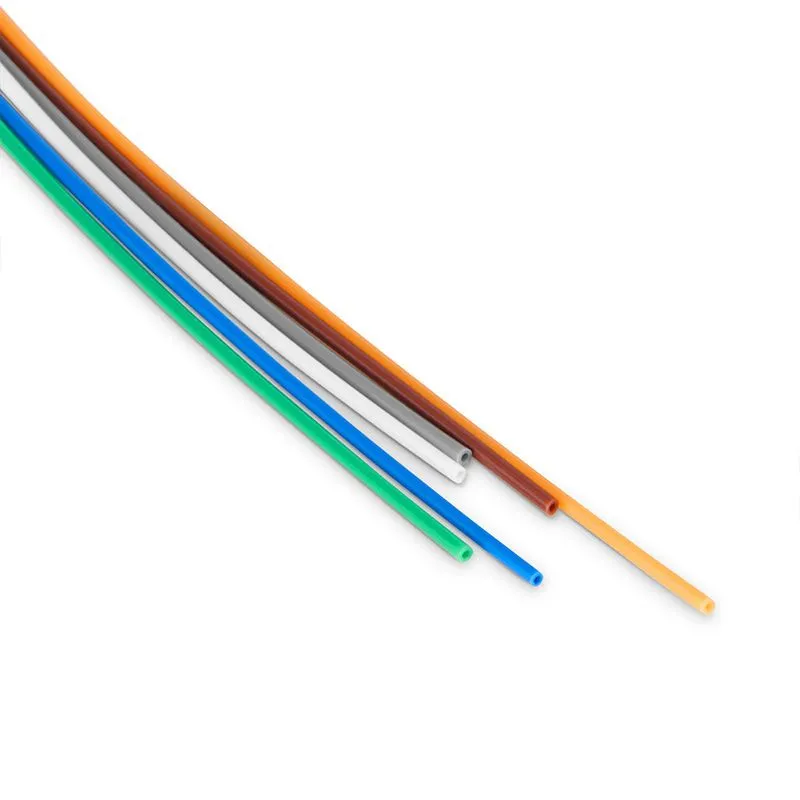 6 Fibers Buffer Tube Color-coded Fan-out Kit, for Round Cable, Indoor, 1.2m Tubing Length