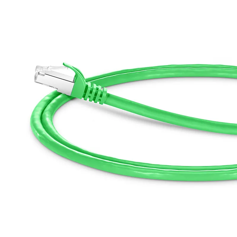 3ft (0.9m) Cat6a 26AWG Snagless Shielded (S/FTP) PVC CM Ethernet Network Patch Cable, Green