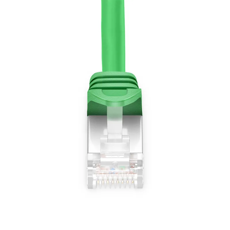 3ft (0.9m) Cat6a 26AWG Snagless Shielded (S/FTP) PVC CM Ethernet Network Patch Cable, Green
